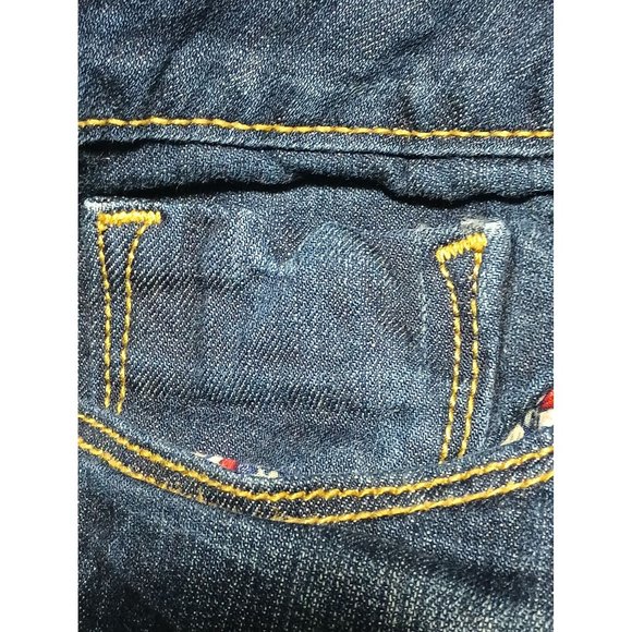 Vigoss Studio Jeans Size 9 10 Womens Juniors The Jagger Boot Cut Dark Wash Denim - Picture 11 of 16